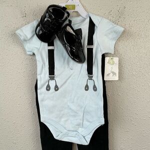 NWT Little Treasure 3-Piece Outfit Size 6-9 Months
